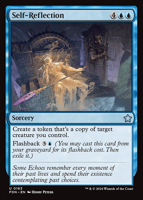 Foundations - 163 - Self-Reflection - Uncommon - U - Foil