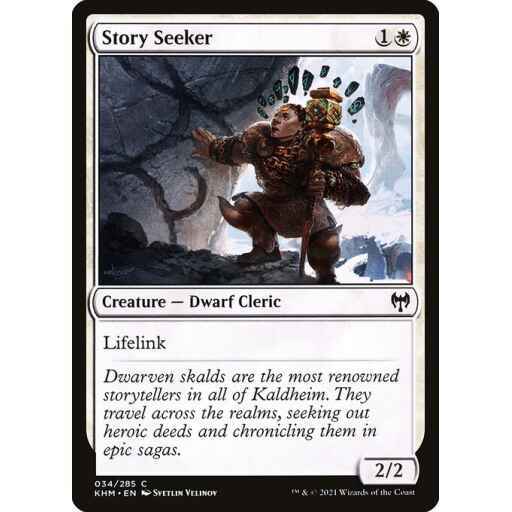 Kaldheim - 34 - Story Seeker - Common - W - Non-foil