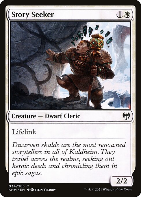 Kaldheim - 34 - Story Seeker - Common - W - Non-foil