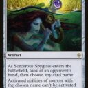 Throne of Eldraine - 233 - Sorcerous Spyglass - Rare - C - Foil