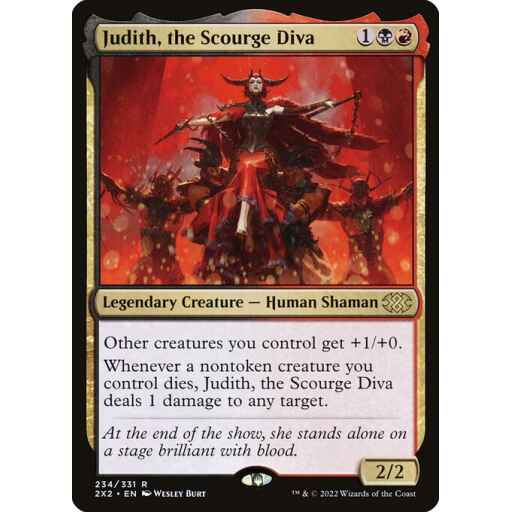 Double Masters 2022 - 234 - Judith, the Scourge Diva - Rare - BR - Non-foil