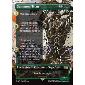 Final Fantasy - 373 - Summon: Titan - Rare - G - Non-foil