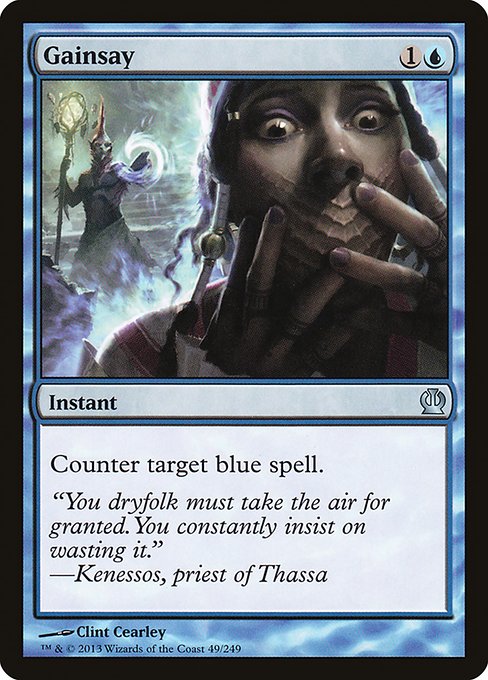 Theros - 49 - Gainsay - Uncommon - U - Non-foil (Front)