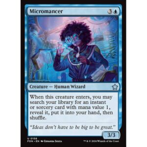 Foundations - 158 - Micromancer - Uncommon - U - Foil