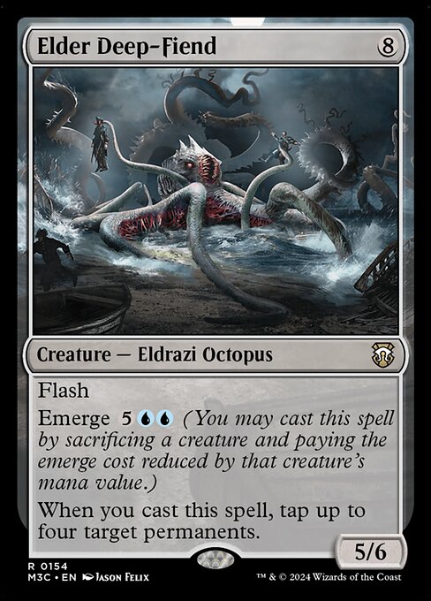 Modern Horizons 3 Commander - 154 - Elder Deep-Fiend - Rare - C - Non-foil