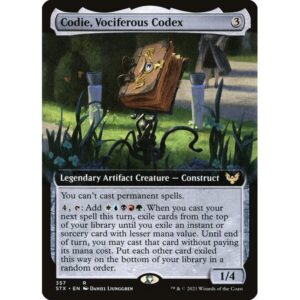 Strixhaven: School of Mages - 357 - Codie, Vociferous Codex - Rare - C - Non-foil