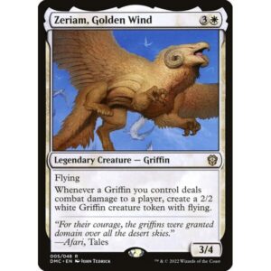 Dominaria United Commander - 5 - Zeriam, Golden Wind - Rare - W - Non-foil