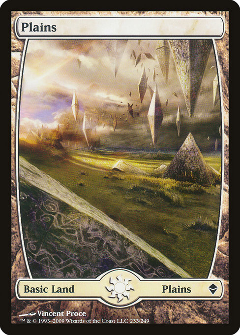 Zendikar - 233 - Plains - Common - C - Non-foil