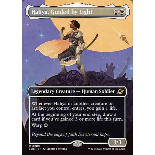 Edge of Eternities - 289 - Haliya, Guided by Light - Rare - W - Non-foil
