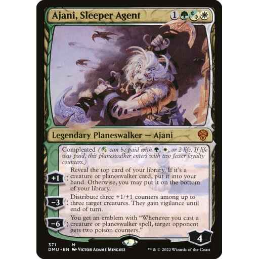 Dominaria United - 371 - Ajani, Sleeper Agent - Mythic - WG - Foil