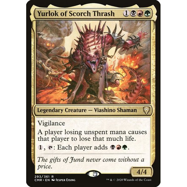 Commander Legends - 293 - Yurlok of Scorch Thrash - Rare - Multi - Non-foil