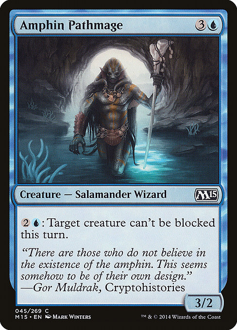 Magic 2015 - 45 - Amphin Pathmage - Common - U - Non-foil
