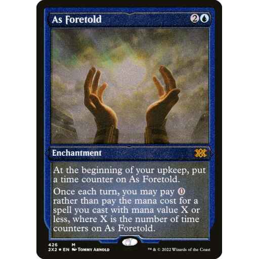 Double Masters 2022 - 426 - As Foretold - Mythic - U - Non-foil