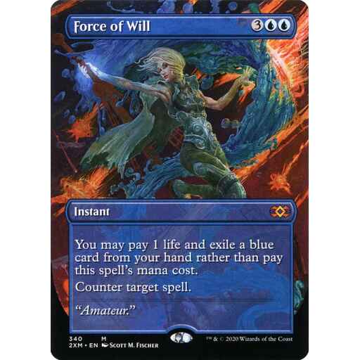 Double Masters - 340 - Force of Will - Mythic - U - Foil