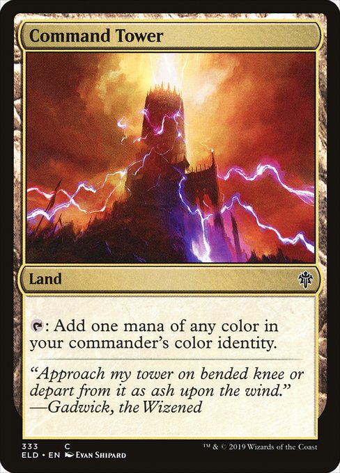 Throne of Eldraine - 333 - Command Tower - Common - C - Non-foil