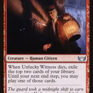 Streets of New Capenna - 128 - Unlucky Witness - Uncommon - R - Non-foil