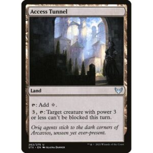 Strixhaven: School of Mages - 262 - Access Tunnel - Uncommon - C - Non-foil