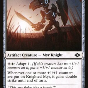 Modern Horizons 2 - 17 - Knighted Myr - Common - W - Foil