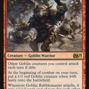 Magic 2015 - 145 - Goblin Rabblemaster - Rare - R - Foil