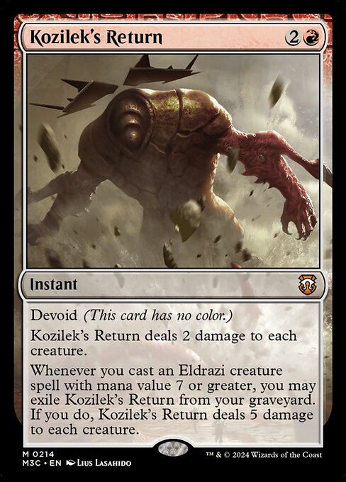 Modern Horizons 3 Commander - 214 - Kozilek's Return - Mythic - C - Non-foil