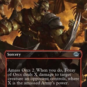 The Lord of the Rings: Tales of Middle-earth - 417 - Foray of Orcs - Uncommon - R - Foil