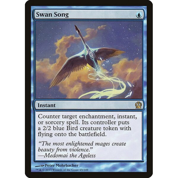 Theros - 65 - Swan Song - Rare - U - Non-foil (Front)