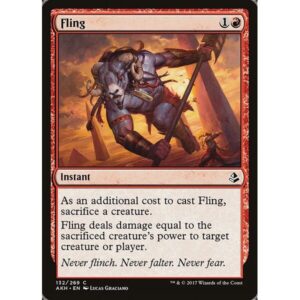 Amonkhet - 132 - Fling - Common - R - Foil
