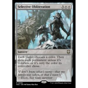 Modern Horizons 3 Commander - 35 - Selective Obliteration - Rare - C - Non-foil