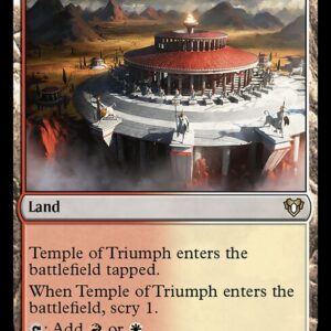 Commander Masters - 1047 - Temple of Triumph - Rare - C - Non-foil