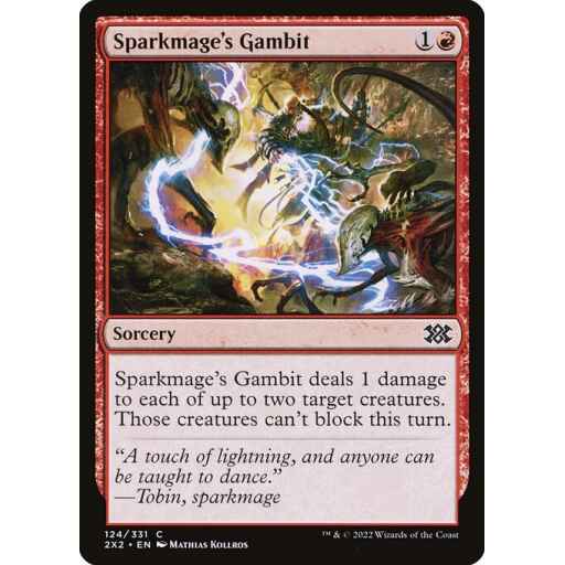 Double Masters 2022 - 124 - Sparkmage's Gambit - Common - R - Non-foil