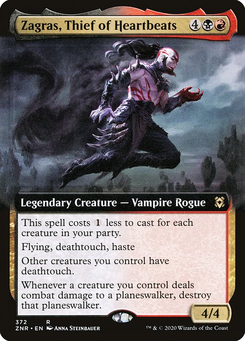 Zendikar Rising - 372 - Zagras, Thief of Heartbeats - Rare - BR - Non-foil
