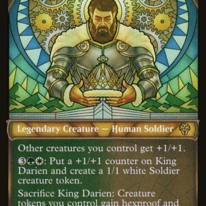 Dominaria United - 344 - King Darien XLVIII - Rare - WG - Foil