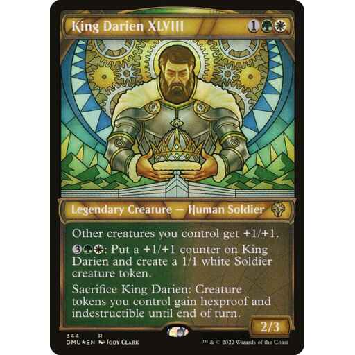 Dominaria United - 344 - King Darien XLVIII - Rare - WG - Foil