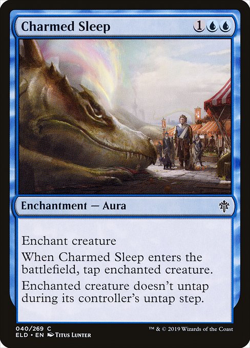 Throne of Eldraine - 40 - Charmed Sleep - Common - U - Non-foil