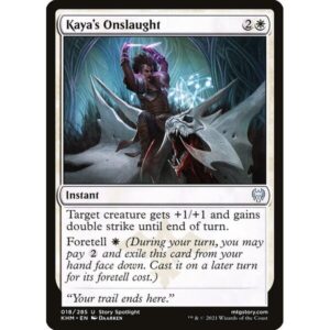 Kaldheim - 18 - Kaya's Onslaught - Uncommon - W - Foil
