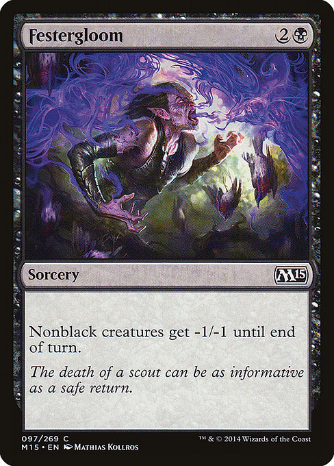 Magic 2015 - 97 - Festergloom - Common - B - Non-foil