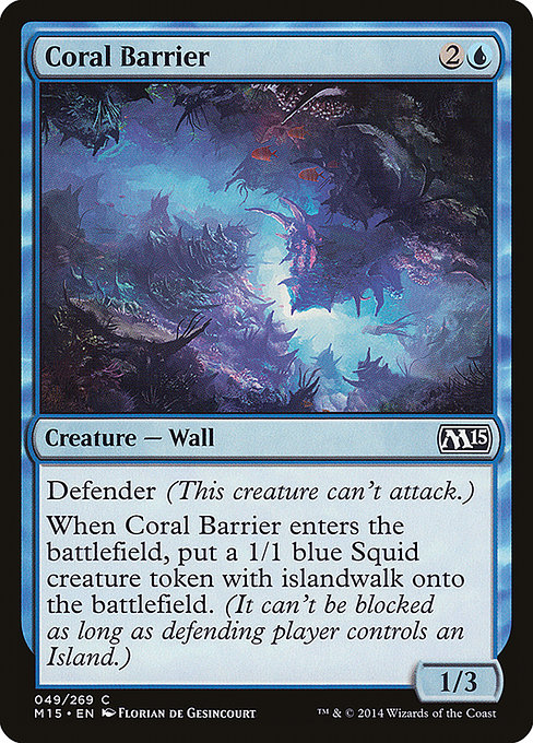 Magic 2015 - 49 - Coral Barrier - Common - U - Non-foil