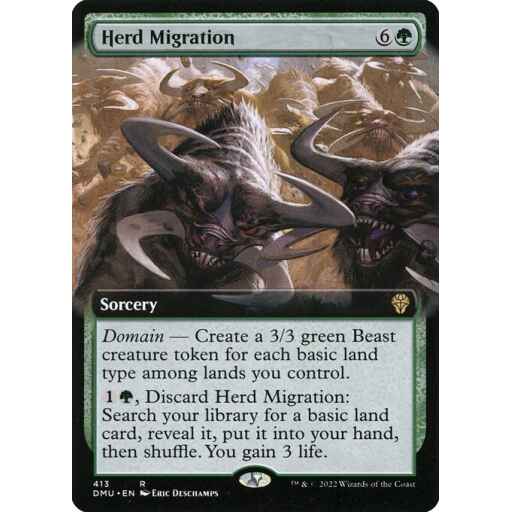 Dominaria United - 413 - Herd Migration - Rare - G - Non-foil