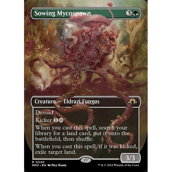 Modern Horizons 3 - 340 - Sowing Mycospawn - Rare - C - Non-foil