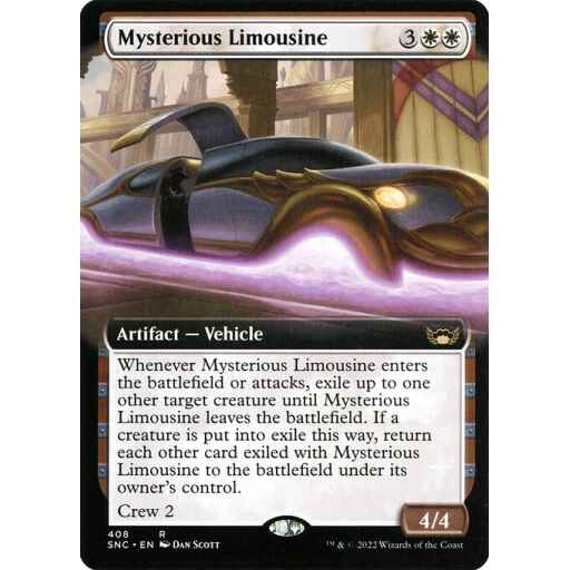 Streets of New Capenna - 408 - Mysterious Limousine - Rare - W - Non-foil