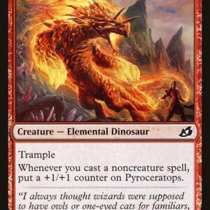 Ikoria: Lair of Behemoths - 130 - Pyroceratops - Common - R - Non-foil (Front)