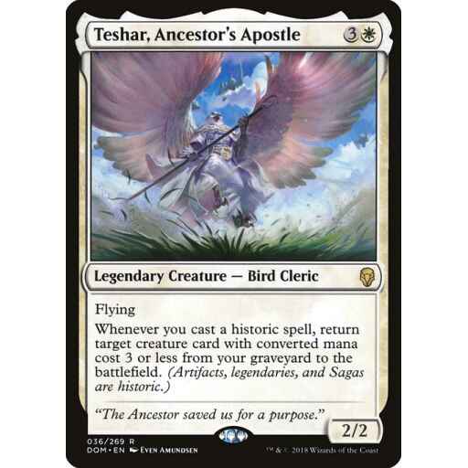 Dominaria - 36 - Teshar, Ancestor's Apostle - Rare - W - Non-foil