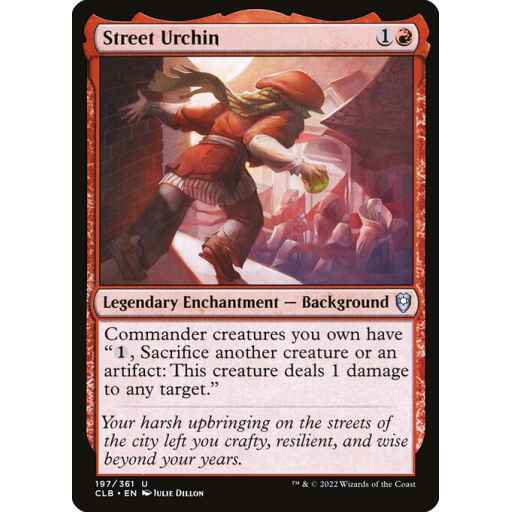 Commander Legends: Battle for Baldur's Gate - 197 - Street Urchin - Uncommon - R - Non-foil