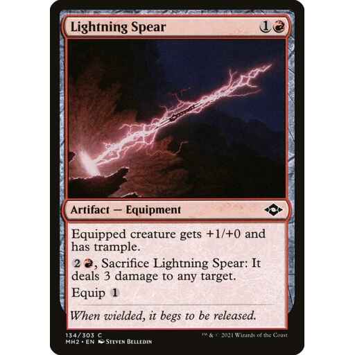 Modern Horizons 2 - 134 - Lightning Spear - Common - R - Non-foil