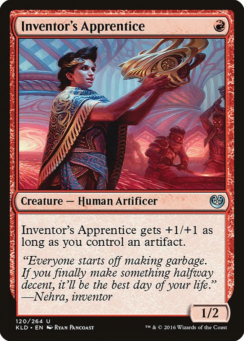 Kaladesh - 120 - Inventor's Apprentice - Uncommon - R - Non-foil (Front)