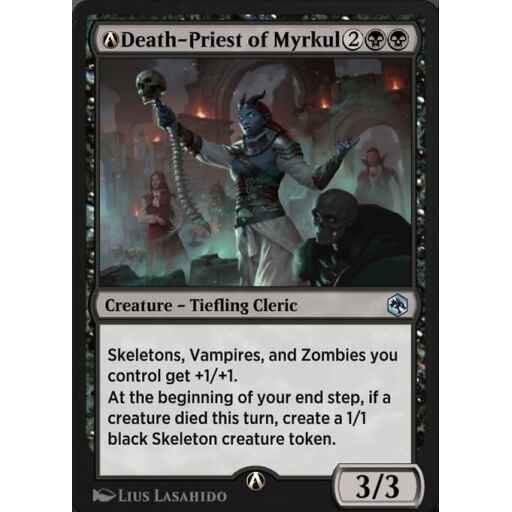Adventures in the Forgotten Realms - A-95 - A-Death-Priest of Myrkul - Uncommon - B - Non-foil