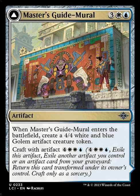 The Lost Caverns of Ixalan - 233 - Master's Guide-Mural // Master's Manufactory - Uncommon - C - Non-foil (Front)