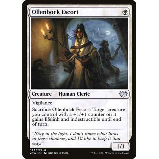Innistrad: Crimson Vow - 27 - Ollenbock Escort - Uncommon - W - Foil