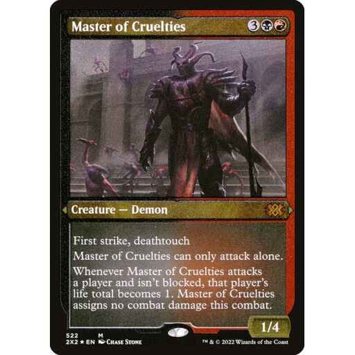 Double Masters 2022 - 522 - Master of Cruelties - Mythic - BR - Non-foil