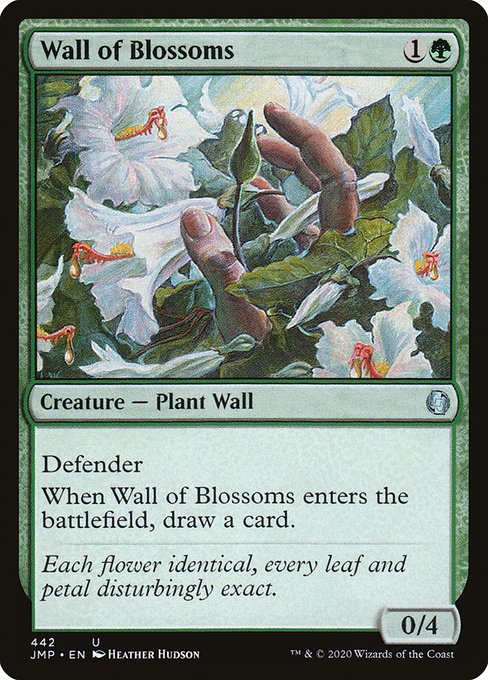 Jumpstart - 442 - Wall of Blossoms - Uncommon - G - Non-foil